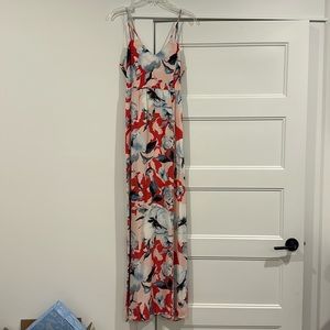 Parker floral silk maxi dress
